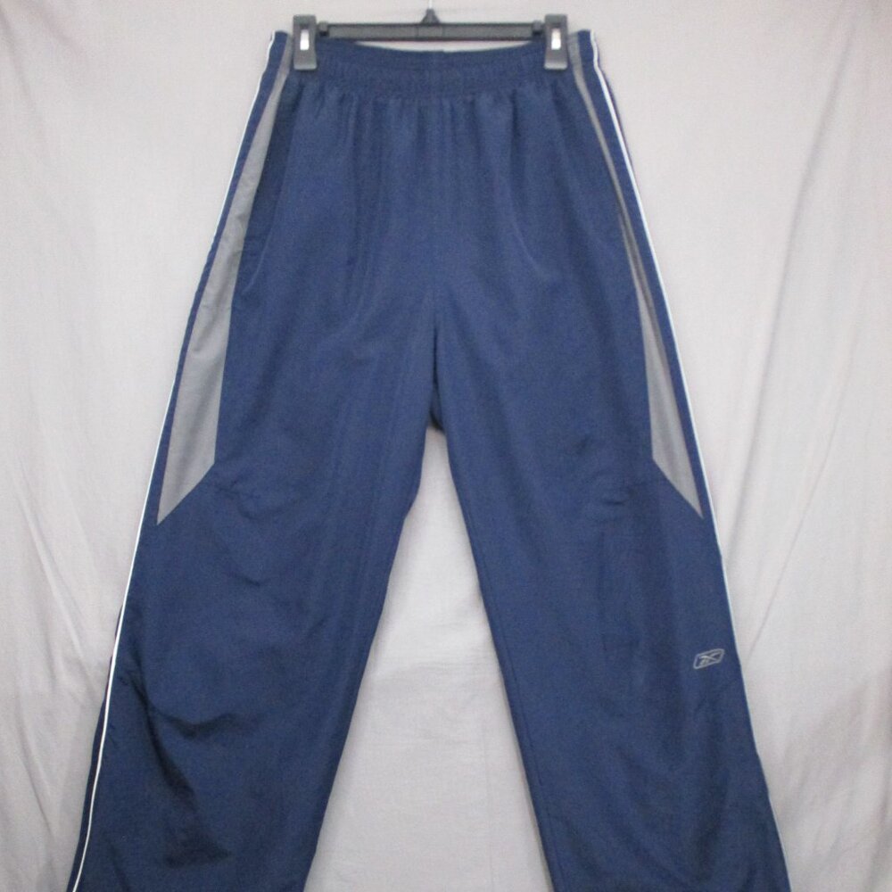 Reebok Windbreaker Athletic Activewear Pants Blue Men Size |‎ L
